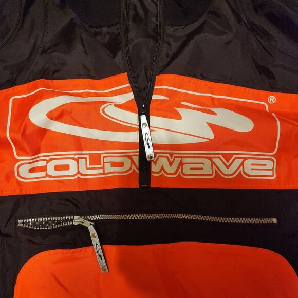 Coldwave Snowmobile Jacket  SX Racing Shell Orange/Black/White -Large - Picture 6 of 7